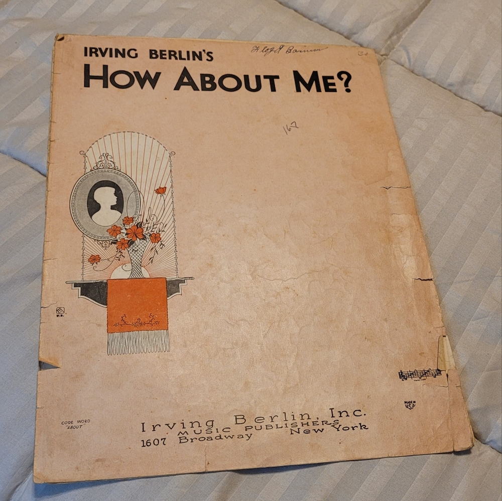 How About Me vintage Sheet music